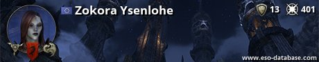 Signatur von Zokora Ysenlohe