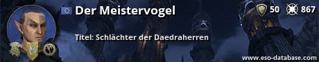 Signatur von Der Meistervogel