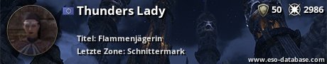 Signatur von Thunders Lady