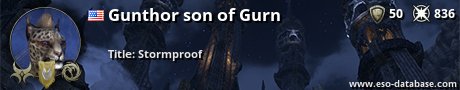 Signatur von Gunthor son of Gurn