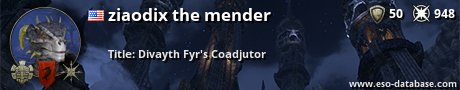 Signatur von ziaodix the mender