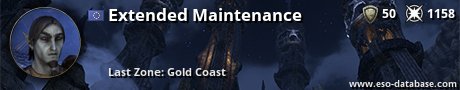 Signatur von Extended Maintenance