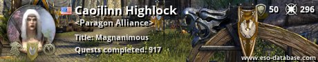 Signatur von Caoilinn Highlock