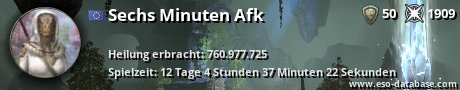 Signatur von Sechs Minuten Afk