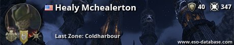 Signatur von Healy Mchealerton