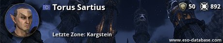 Signatur von Torus Sartius