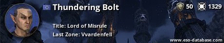 Signatur von Thundering Bolt