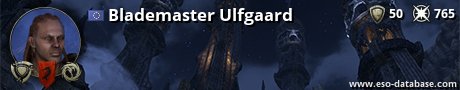 Signatur von Blademaster Ulfgaard
