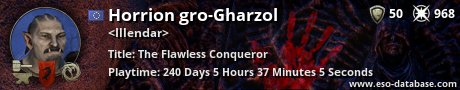 Signatur von Horrion gro-Gharzol