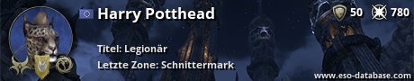 Signatur von Harry Potthead