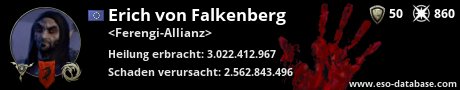 Signatur von Erich von Falkenberg
