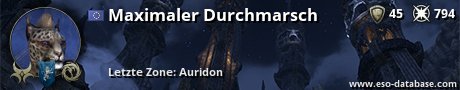 Signatur von Maximaler Durchmarsch