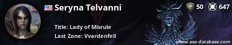 Signatur von Seryna Telvanni