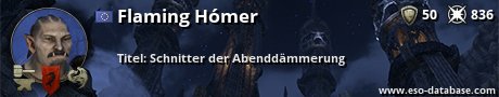 Signatur von Flaming Hómer