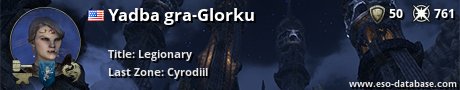 Signatur von Yadba gra-Glorku