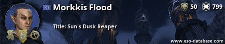 Signatur von Morkkis Flood
