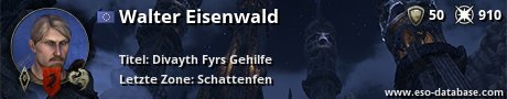 Signatur von Walter Eisenwald