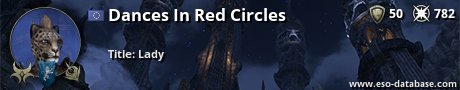 Signatur von Dances In Red Circles