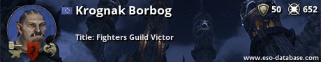 Signatur von Krognak Borbog
