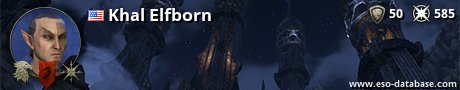 Signatur von Khal Elfborn