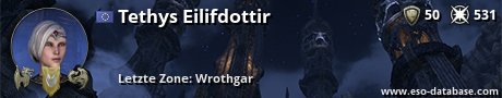 Signatur von Tethys Eilifdottir