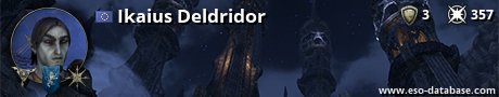 Signatur von Ikaius Deldridor