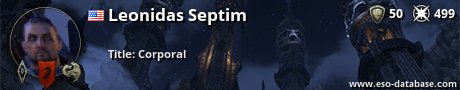 Signatur von Leonidas Septim