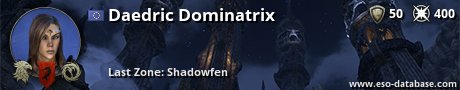 Signatur von Daedric Dominatrix