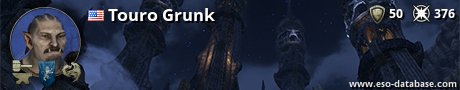 Signatur von Touro Grunk