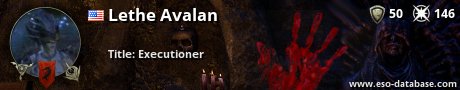 Signatur von Lethe Avalan