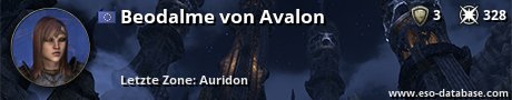 Signatur von Beodalme von Avalon