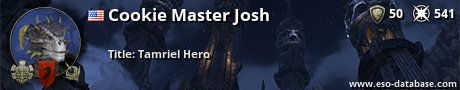 Signatur von Cookie Master Josh
