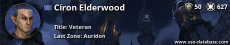 Signatur von Círon Elderwood