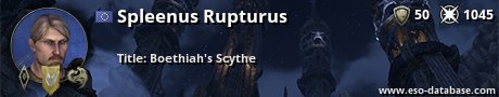 Signatur von Spleenus Rupturus