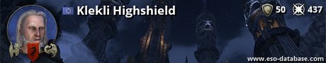 Signatur von Klekli Highshield