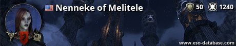 Signatur von Nenneke of Melitele