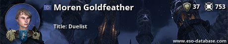 Signatur von Moren Goldfeather