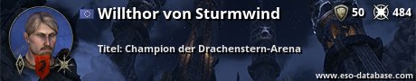 Signatur von Willthor von Sturmwind