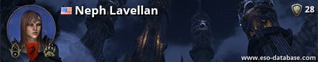 Signatur von Neph Lavellan
