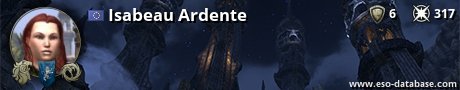 Signatur von Isabeau Ardente