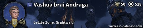 Signatur von Vashua brai Andraga