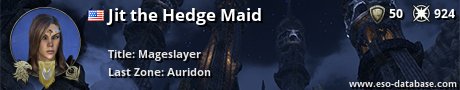 Signatur von Jit the Hedge Maid