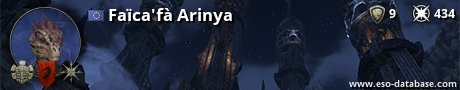 Signatur von Faïca'fà Arinya