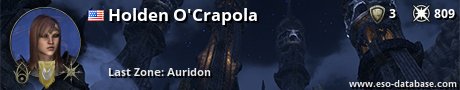 Signatur von Holden O'Crapola