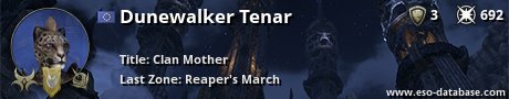 Signatur von Dunewalker Tenar