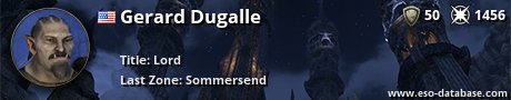 Signatur von Gerard Dugalle