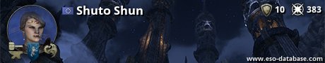 Signatur von Shuto Shun