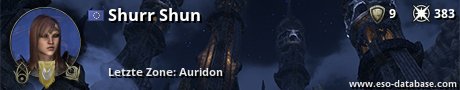 Signatur von Shurr Shun