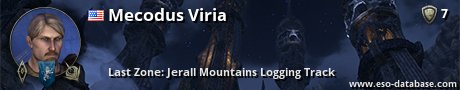 Signatur von Mecodus Viria