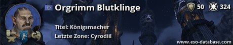 Signatur von Orgrimm Blutklinge